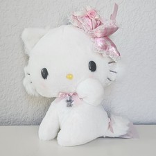 Sanrio Charmmy Kitty Plush My Furbaby Pink Lace Ribbon Hello Kitty Cat Toy w/Tag picture