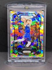 Luka Doncic RARE CRACKED ICE REFRACTOR INVESTMENT CARD PANINI MAVERICKS MINT picture
