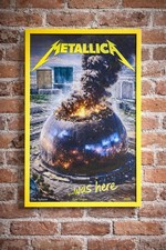 METALLICA THE SPHERE LAS VEGAS VERY RARE LIMITED-EDITION AUTOGRAPH POSTER #/100 picture