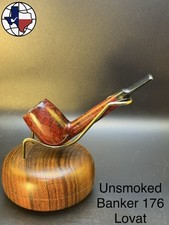 Vintage Unsmoked Banker 176 Lovat Tobacco Pipe picture