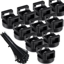 60 Pieces Magnetic Zip Tie Mount Multipurpose Cable Holder Magnets Bases picture