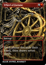 Wheel of Fortune Card with Custom Fantasy Art picture