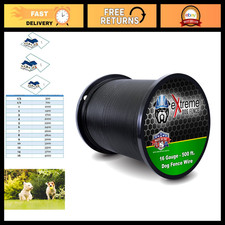 500ft 16 Gauge Electric Dog Fence Wire - Solid Copper Core, Durable & Weatherpro picture