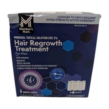 6-Month Member's Mark 5% Minoxidil Solution Hair Regrowth Treatment EXP: 03/28 picture