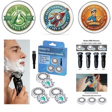 SH60/72 Stainless Steel Shaving Heads - Upgrade for Philips Norelco 6000 Series picture