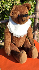 Antique Rare French FADAP Teddy Bear c.1920s-1940s 50cm Pin-Jointed Rayon Plush picture