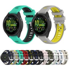 18/22MM Sport Silicone Strap Watch Band For Garmin Forerunner 265/265S Venu 2/2S picture