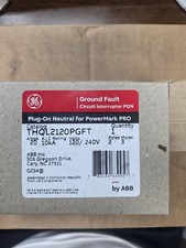 THQL2120PGFT GE BY ABB NEW IN BOXES (30 BREAKERS AVAILABLE)  picture