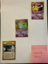 Trio of Psychic Japanese Pokemon Cards MINT CONDITION Never Used in Gameplay picture