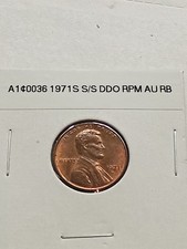 1971-S Lincoln Memorial Cent RB DDO-001 , FS-101  MAJOR DOUBLING ON DATE & 
