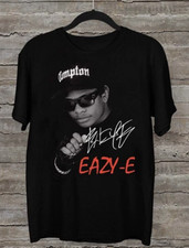 Rapper Eazy E Eazy E 100% Cotton T- Shirt Black Unisex All Size picture