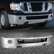 Front Chrome Bumper Face Bar w/ Fog Lamp Cutouts for 12-21 Nissan NV3500 SL picture