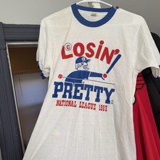 Ultra Rare Losin Pretty Chicago Cubs Shirt 1983 picture
