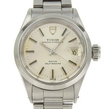 TUDOR Silver Princess Watches 7600/0 Oyster date cal.2555 SilverDial Stain... picture