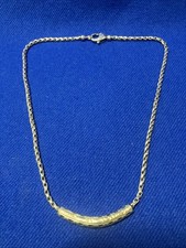 Fabulous David Schorr Sterling And 18k Necklace picture