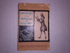 VOLTAIRE NOVELAS Y CUENTOS 1971 UNIVERSIDAD PUERTO RICO LIBRO BOOK 1956 SPANISH picture