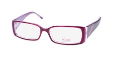 NEW LOZZA VL1854 BROADWAY EYEGLASS FRAME PLASTIC RECTANGULAR FULL-RIM PURPLE picture