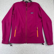 Patagonia Adze Softshell Jacket Women M Berry Orange Hiking Gorpcore picture