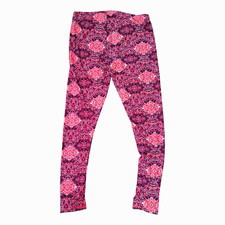 Kristin Nicole Leggings Women’s Size L Pink Purple Geometric Ankle Yoga picture