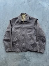 Vintage Ricky style Whipcord Talon Zipper Sturdy Saddle Brand Jacket 40s 50s picture