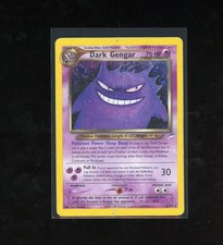 2002 Neo Destiny Dark Gengar 6/105 Holo Foil Rare Pokemon ** Altered Pin Holes picture