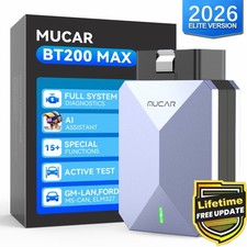 2026 MUCAR BT200 MAX Full System Car AI Diagnostic Tool OBD2 Scanner All Free picture