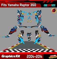 Graphics Kit Premium Yamaha Raptor 350 2004 to 2014 Decals Raptor 350 stickers picture