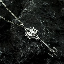 Doom Eternal Key Necklace 3d Pendant Double Sided Vintage Gamer Jewellery Fan picture