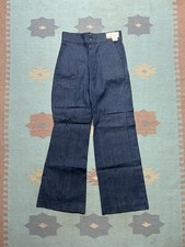 NEW Vintage 70s denim bell bottom jeans campus expressions NWT DEADSTOCK 27x30 picture