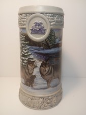 Vintage 1999 Miller Brewing Company Holiday Stein December Dusk by Eric Bryant picture