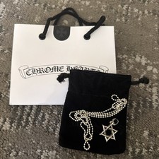 Chrome Hearts Star of David Pendant with ball chain :NEW Authentic  picture