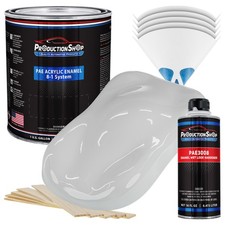 ProductionShop High Gloss Super Bright White Acrylic Enamel Gal Kit, Auto Paint picture