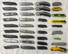 Lot of 5 Stanley Quick Change Retractable Utility Knife Box Cutter Knives picture