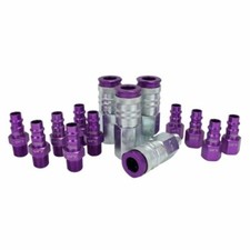 Milton COLOR FIT S-314VKIT 14 PC V-Style Coupler & Plug set, 1/4