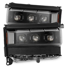 For 24-27 Toyota Land Cruiser Alpharex NOVA Alpha Black LED Projector Headlights picture