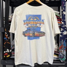Daytona 500 Speedweeks 1993 Men's White T-Shirt XL Single Stitch Made in USA picture