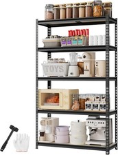 5-Tier Heavy Duty Adjustable Shelf 72H 2180LBS Capacity for picture