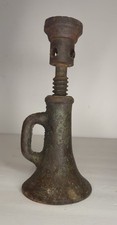 Vintage Cast Iron Screw Jack Bottle Jack Antique Railroad House Lifting Tool picture