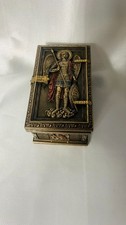 St. Michael the Archangel Religious Keepsake Box – Catholic Devotional picture