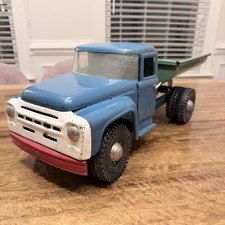 VINTAGE ZIL 130 TOY LARGE TRUCK SOVIET RUSSIA CCCP USSR METAL DUMP TRUCK picture