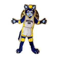 Vintage Boomer Indiana Pacers Mascot Sports Pin NBA Basketball Team Collectible picture