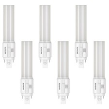 Luxrite Quad Style LED Light Bulb, G24Q 4-Pin Bulb Base, 5CCT, 9W, 1200LM, 6PK picture