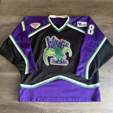 Rare VTG Authentic BUFFALO Wings ROLLER HOCKEY Jersey XL Game Worn Sabres Bills picture