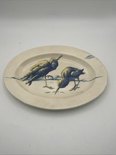 Wedgwood Royal Danish Galleries Hand Painted Bird Plate Mallet Goutard Rare picture