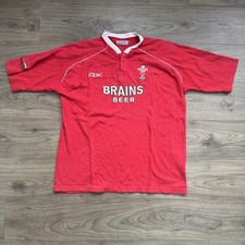 Reebok Wales Rugby Union 2007/08 men’s size xx large classic home shirt picture