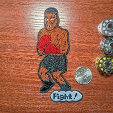 Mike Tyson Patch NES Punch Out Retro Gaming Boxing Embroidered Iron On 4.5x2.25