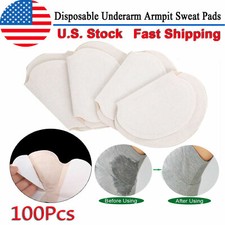 New 100pcs Underarm Armpit Sweat Pads Stickers Shield Guard Absorbing Disposable picture