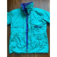 CB Sports Ski Jacket Women 2XL Teal Purple Vintage 1989 Colorblock Retro 80s picture