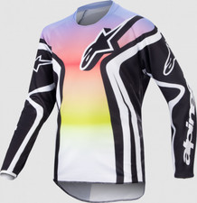 Alpinestars Youth Racer Semi Jersey Black Multi YOUTH X-LARGE 482-9826YX picture