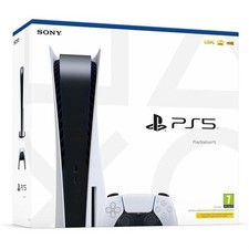 PS5 Disc Edition 825GB Console with Controller and Box picture
